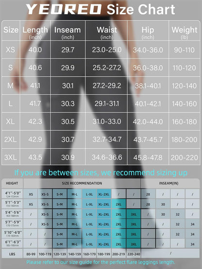 CoreFlex Women Workout Flare Leggings with Pockets Hidden Scrunch High Waisted Cargo Gym Yoga No Front Seam Leggings