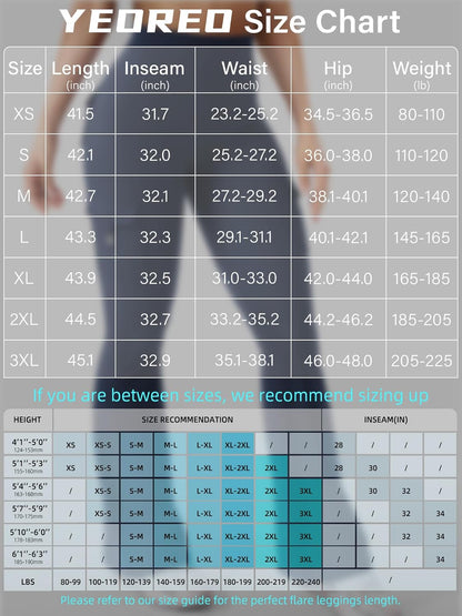 CoreFlex Women Workout Flare Leggings with Pockets Hidden Scrunch High Waisted Cargo Gym Yoga No Front Seam Leggings