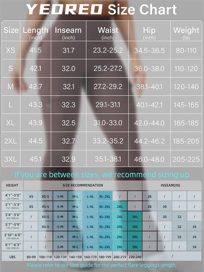 CoreFlex Women Workout Flare Leggings with Pockets Hidden Scrunch High Waisted Cargo Gym Yoga No Front Seam Leggings