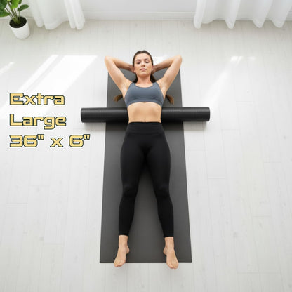 Fitizen Foam Roller – Muscle Massage Rehab Stiff Back Pain Physical Therapy Deep Tissue Firm Exercise Equipment Home Gym Stress Yoga Pilates for The Fit Citizen
