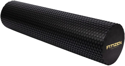 Fitizen Foam Roller – Muscle Massage Rehab Stiff Back Pain Physical Therapy Deep Tissue Firm Exercise Equipment Home Gym Stress Yoga Pilates for The Fit Citizen