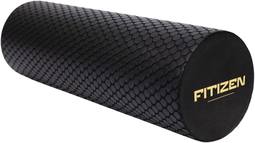 Fitizen Foam Roller – Muscle Massage Rehab Stiff Back Pain Physical Therapy Deep Tissue Firm Exercise Equipment Home Gym Stress Yoga Pilates for The Fit Citizen