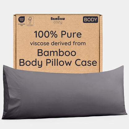 100% Viscose Derived from Bamboo Pillowcase Standard Size – Set of 2 Cooling Pillow Cases Standard Size, Breathable & Anti Acne Pillowcase, Cooling Pillow Cover, Envelope Closure (Sea Glass)
