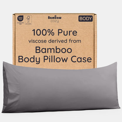 100% Viscose Derived from Bamboo Pillowcase Standard Size – Set of 2 Cooling Pillow Cases Standard Size, Breathable & Anti Acne Pillowcase, Cooling Pillow Cover, Envelope Closure (Sea Glass)