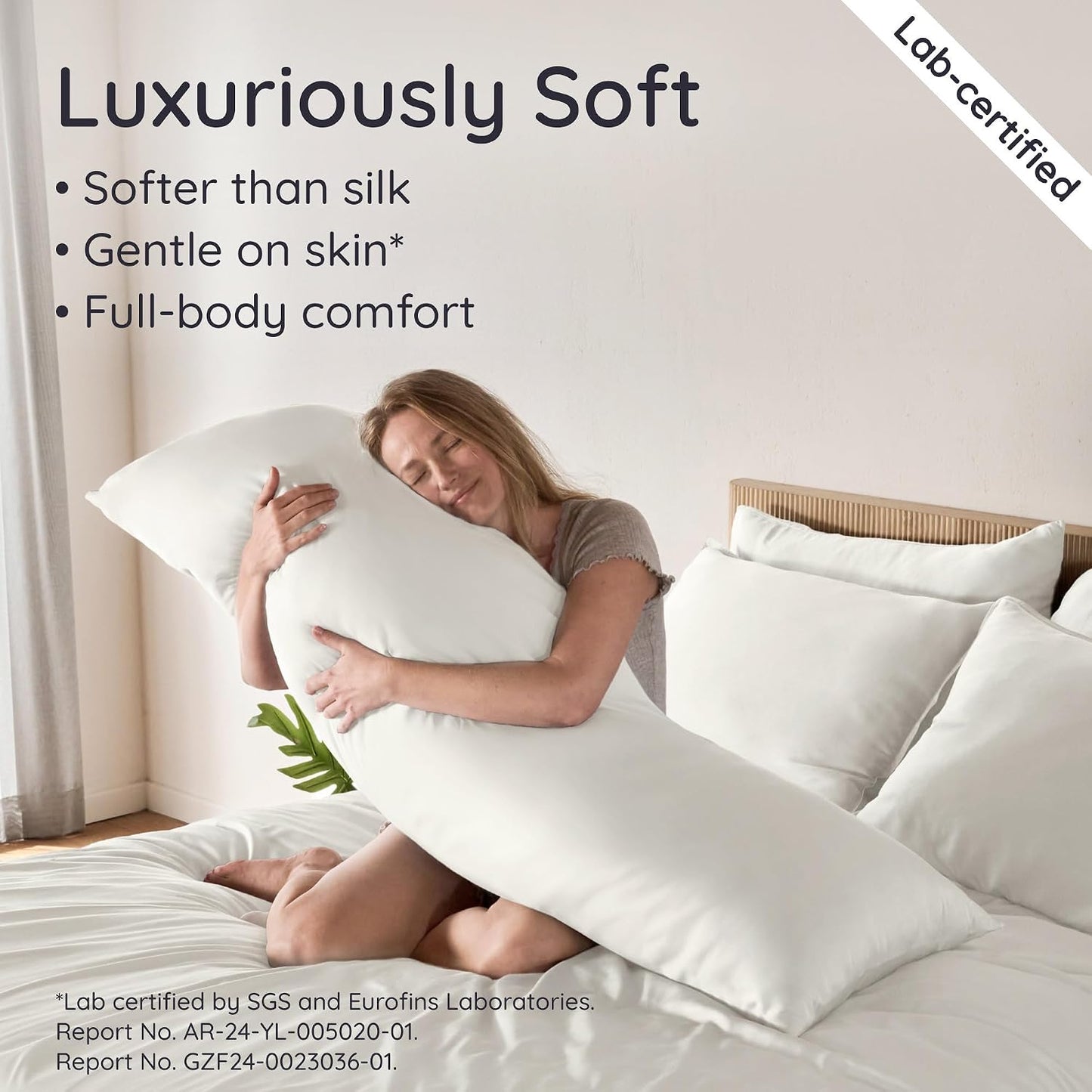 100% Viscose Derived from Bamboo Pillowcase Standard Size – Set of 2 Cooling Pillow Cases Standard Size, Breathable & Anti Acne Pillowcase, Cooling Pillow Cover, Envelope Closure (Sea Glass)
