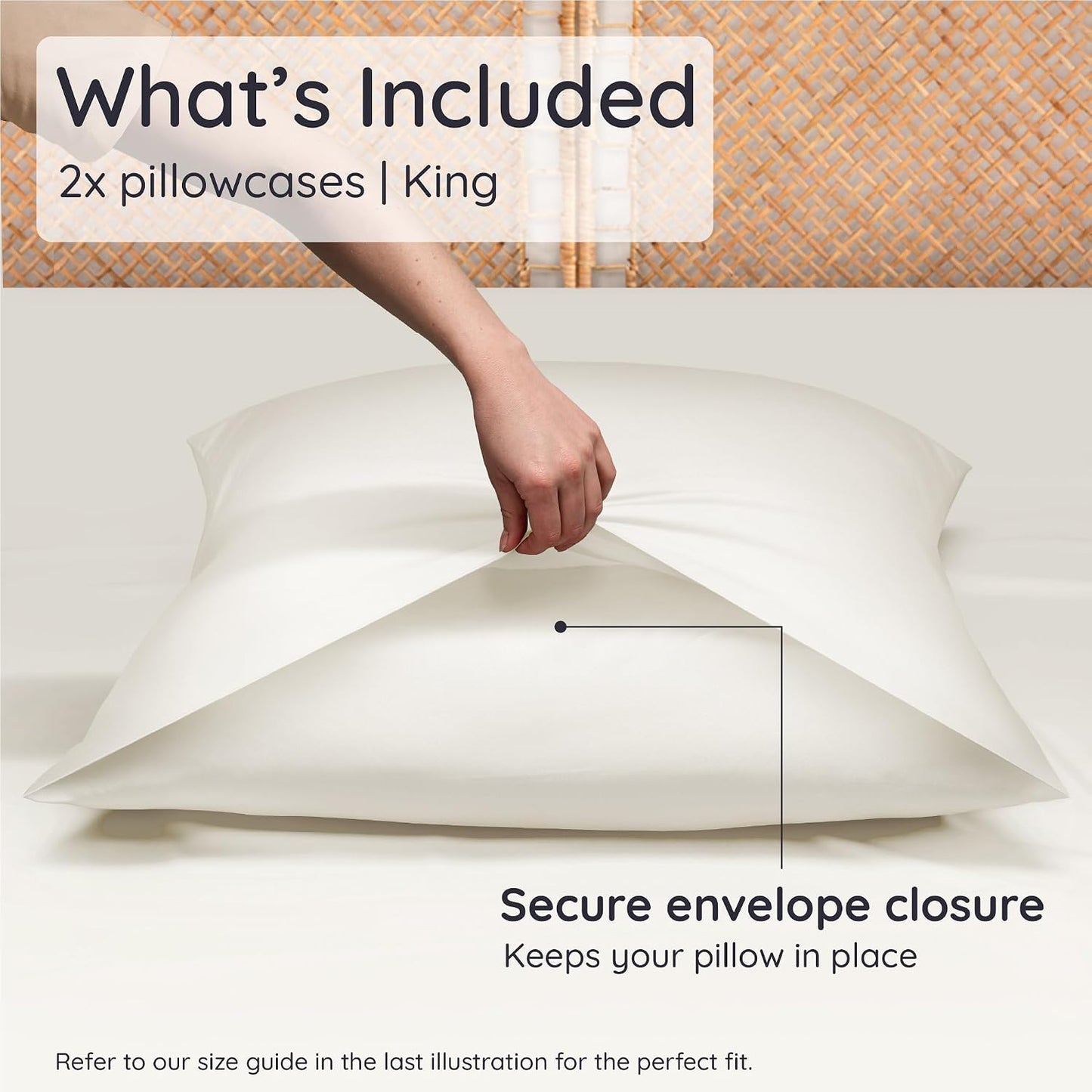 100% Viscose Derived from Bamboo Pillowcase Standard Size – Set of 2 Cooling Pillow Cases Standard Size, Breathable & Anti Acne Pillowcase, Cooling Pillow Cover, Envelope Closure (Sea Glass)