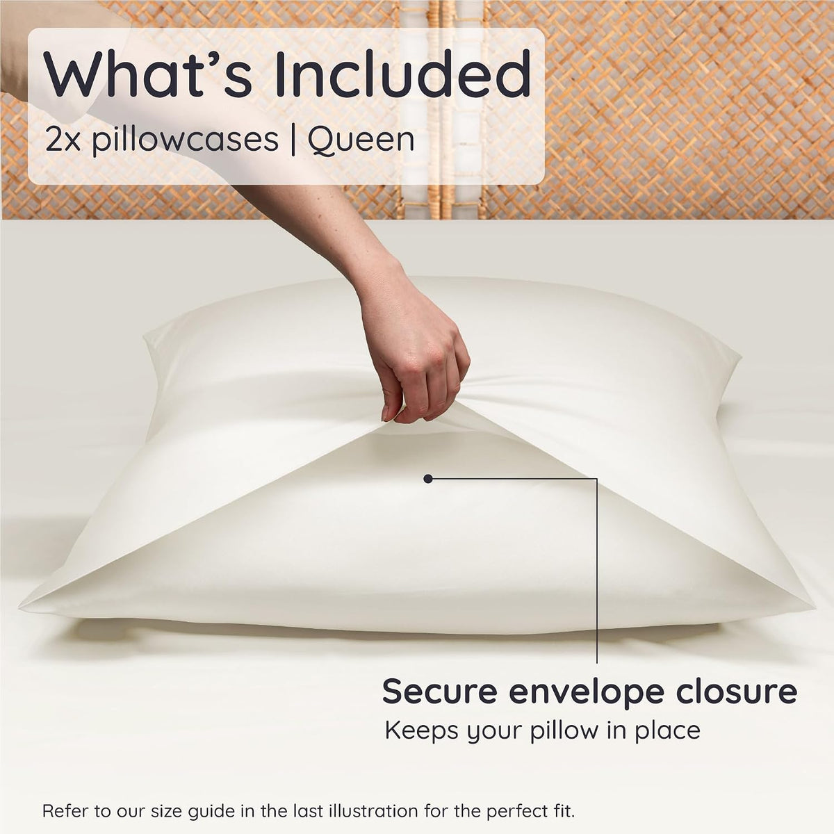 100% Viscose Derived from Bamboo Pillowcase Standard Size – Set of 2 Cooling Pillow Cases Standard Size, Breathable & Anti Acne Pillowcase, Cooling Pillow Cover, Envelope Closure (Sea Glass)