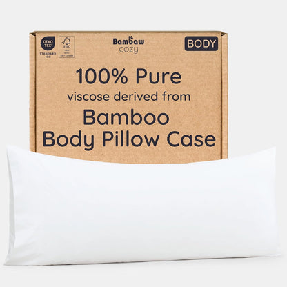 100% Viscose Derived from Bamboo Pillowcase Standard Size – Set of 2 Cooling Pillow Cases Standard Size, Breathable & Anti Acne Pillowcase, Cooling Pillow Cover, Envelope Closure (Sea Glass)