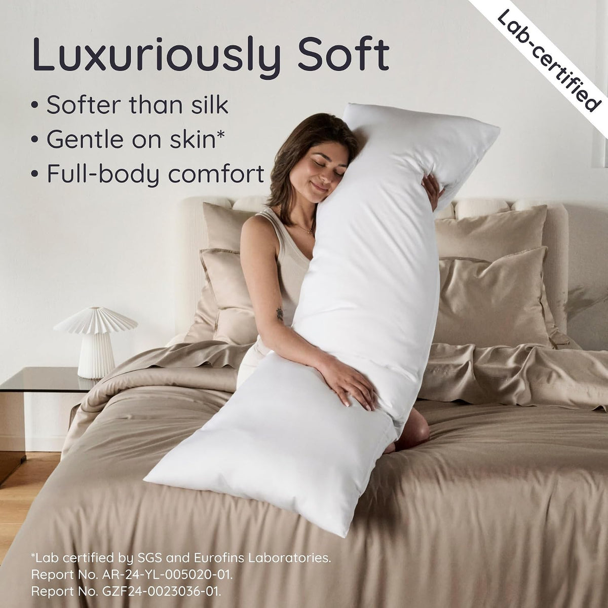 100% Viscose Derived from Bamboo Pillowcase Standard Size – Set of 2 Cooling Pillow Cases Standard Size, Breathable & Anti Acne Pillowcase, Cooling Pillow Cover, Envelope Closure (Sea Glass)