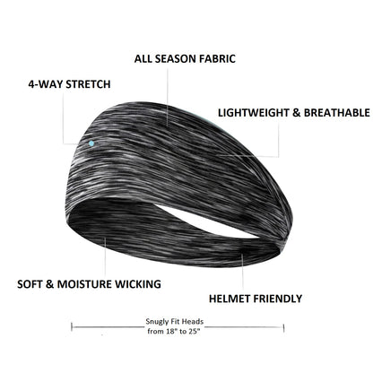 Sweat Bands Headbands for Women: Workout Headbands for Women Non Slip, Sweatbands for Sports Yoga Running