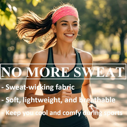 Sweat Bands Headbands for Women: Workout Headbands for Women Non Slip, Sweatbands for Sports Yoga Running