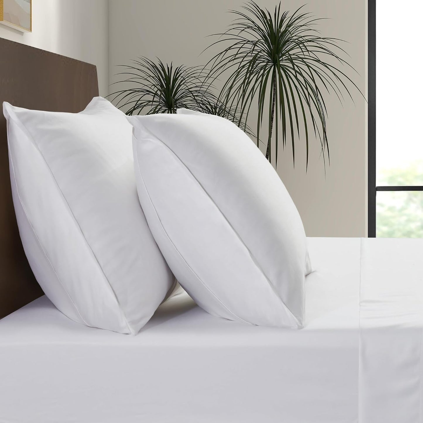 King Envelope Pillowcase Set | 100% Viscose Made from Bamboo | Organically Grown | Ultra Soft | Cooling | 2pcs [Coastal Green]
