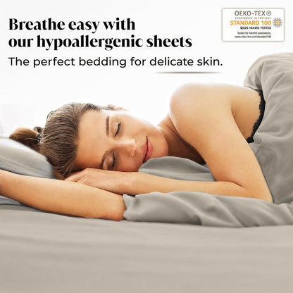 King Envelope Pillowcase Set | 100% Viscose Made from Bamboo | Organically Grown | Ultra Soft | Cooling | 2pcs [Coastal Green]