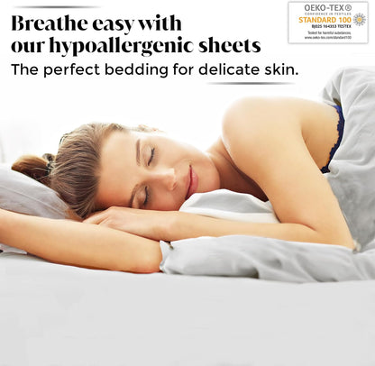 King Envelope Pillowcase Set | 100% Viscose Made from Bamboo | Organically Grown | Ultra Soft | Cooling | 2pcs [Coastal Green]