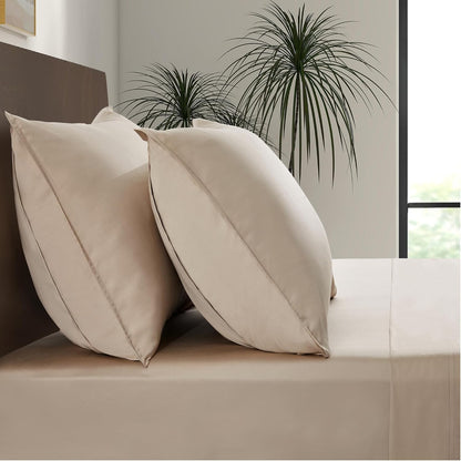 King Envelope Pillowcase Set | 100% Viscose Made from Bamboo | Organically Grown | Ultra Soft | Cooling | 2pcs [Coastal Green]