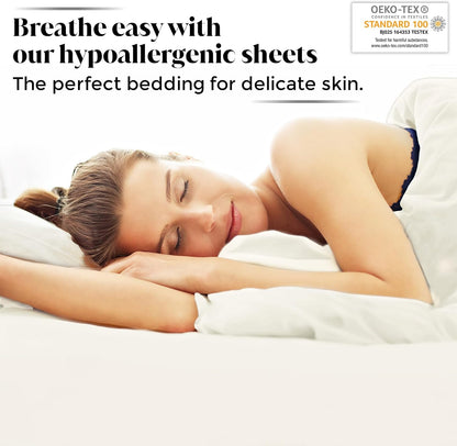King Envelope Pillowcase Set | 100% Viscose Made from Bamboo | Organically Grown | Ultra Soft | Cooling | 2pcs [Coastal Green]