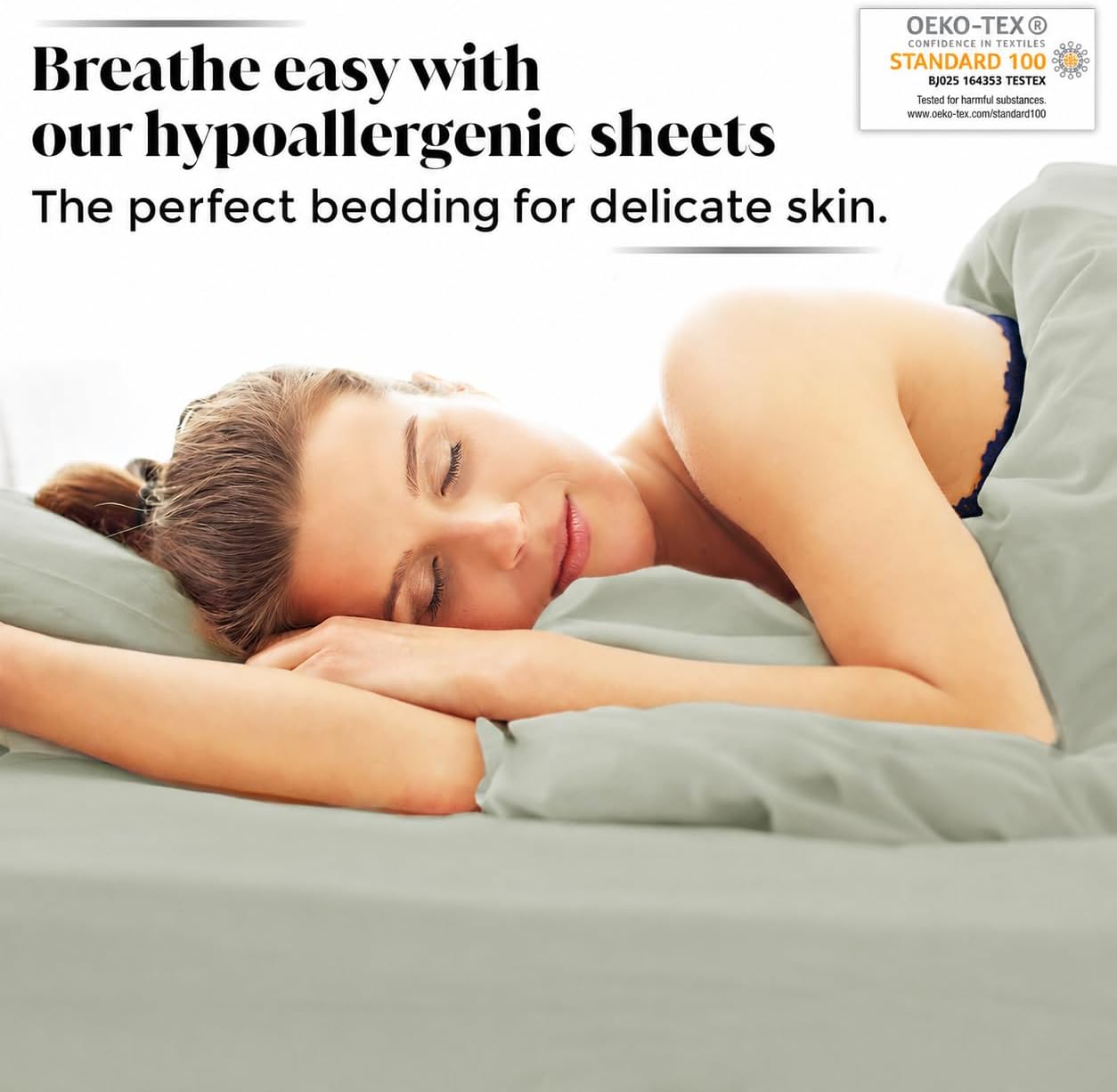 King Envelope Pillowcase Set | 100% Viscose Made from Bamboo | Organically Grown | Ultra Soft | Cooling | 2pcs [Coastal Green]