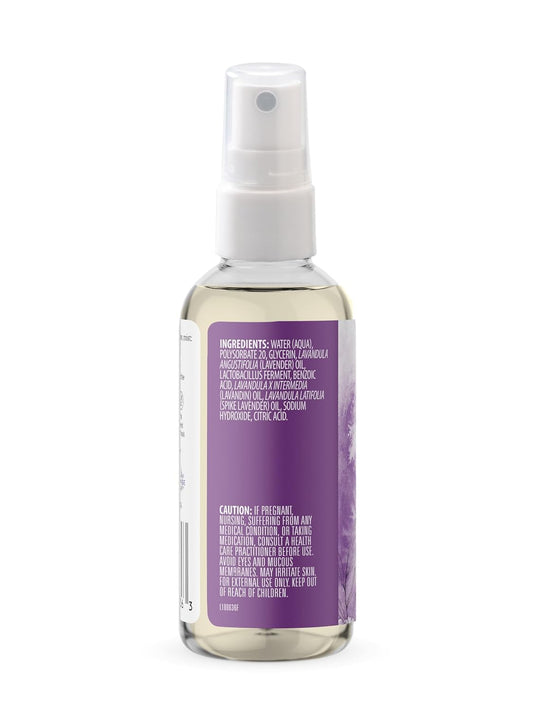 Relaxing Lavender Aromatherapy Mist, 4-Ounce, Lavender Pure Essential Oils, Sweet & Floral Aroma