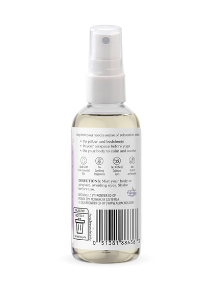 Relaxing Lavender Aromatherapy Mist, 4-Ounce, Lavender Pure Essential Oils, Sweet & Floral Aroma