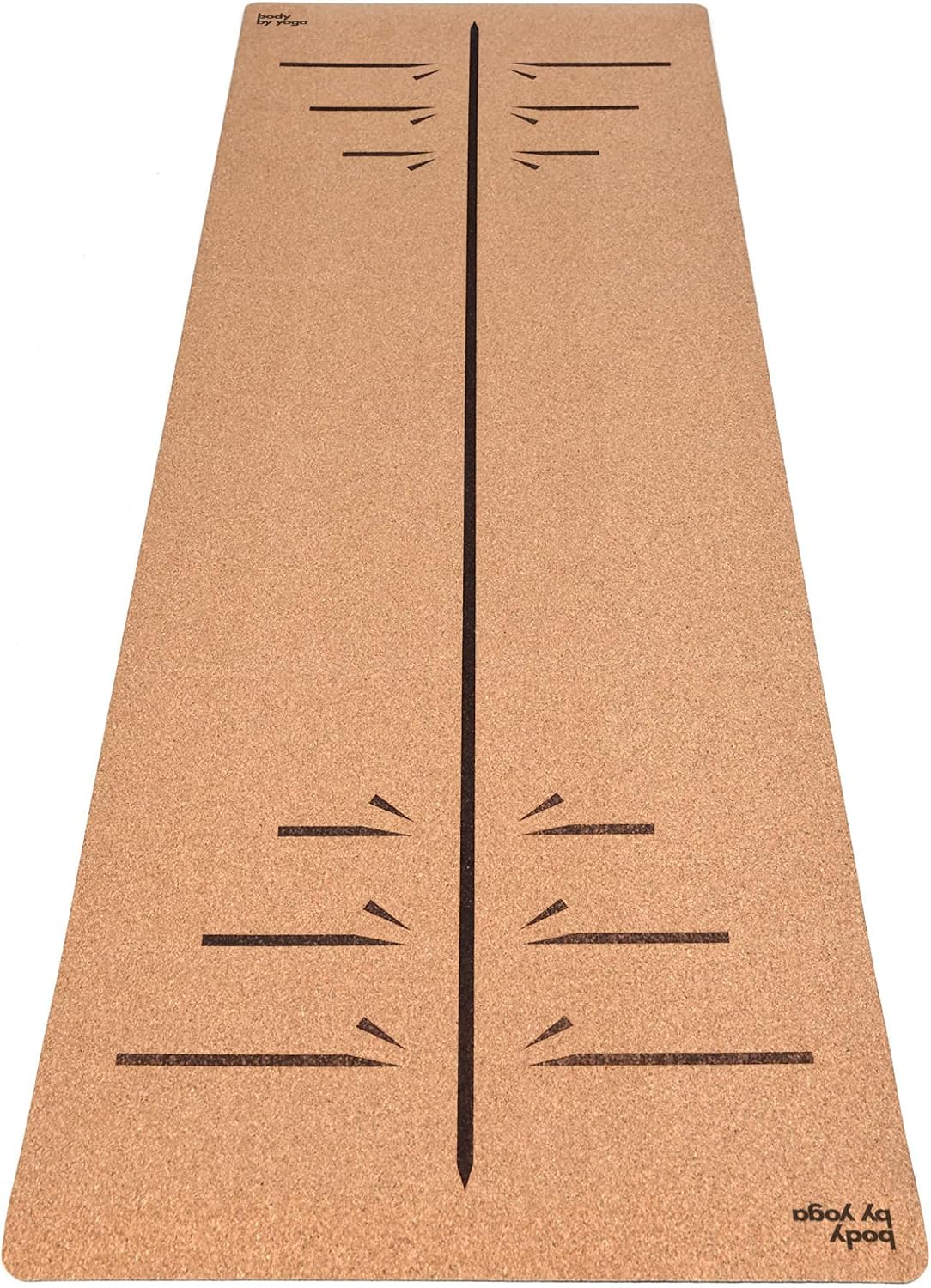 Luxury Cork Yoga Mat - Non Slip, Extra Thick Grip. Thicker, Longer, and Wider for More Comfort and Support. Tough Enough For Hot Yoga. Natural, Non Toxic, and Eco Friendly. Optional Alignment Lines.