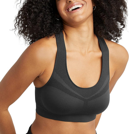 Women's The Infinity Racerback Sports Bra, Moderate Support, Seamless, Moisture-Wicking
