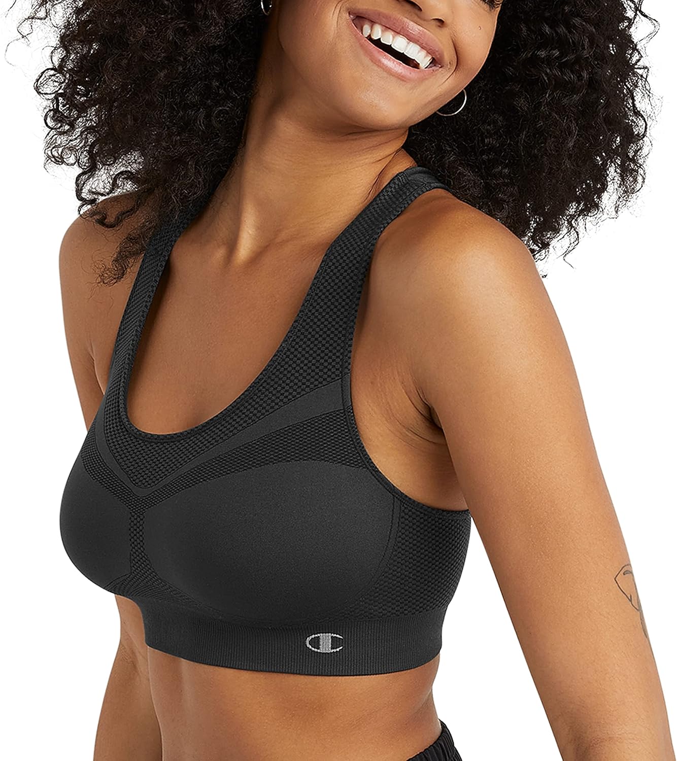 Women's The Infinity Racerback Sports Bra, Moderate Support, Seamless, Moisture-Wicking