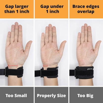 BULLSEYE TFCC Tear Wrist Brace – Adjustable Wrist Band with Silicone Ring Stabilizer for Ulnar-Sided Pain, DRUJ Instability, Tendinitis, Pinky-Side & Repetitive Injury Support – S/M (5.5-7 in)