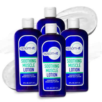 Soothing Muscle Magnesium Lotion, Epsom Salt, Arnica Cream, 1-Pack