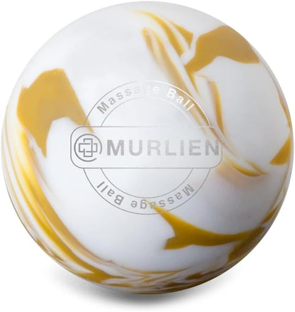 Massage Ball, Lacrosse Ball for Trigger Point Therapy, Deep Tissue, Myofascial Release, Sore Muscle Relief Massager for Neck, Shoulder, Back, Legs, Foot or Muscle Tension - Gold