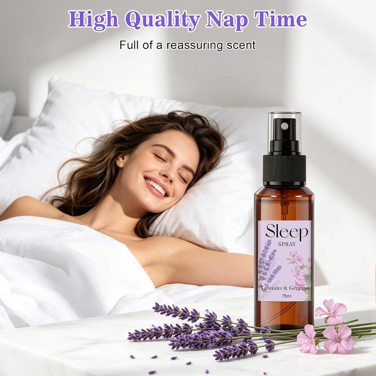 STRN Room Spray with Lavender Essential Oil for Sleep, Pillow Sleep Spray