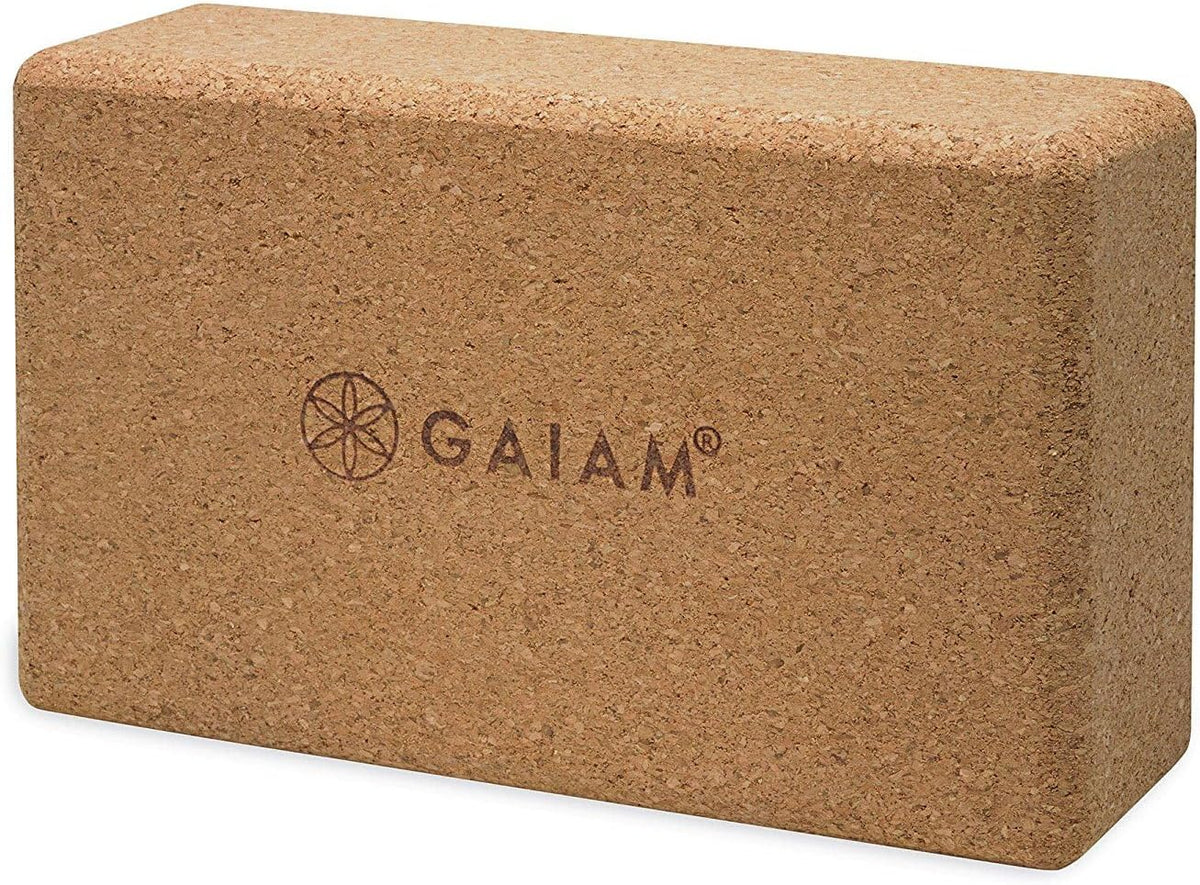Natural Cork Yoga Block, Non-Slip Brick for Pilates & Balance | 100% natural cork with non-slip grip & rounded edges. Eco-friendly foam alternative for yoga, Pilates, balance & meditation.