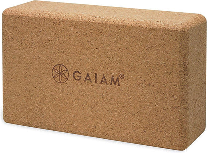 Natural Cork Yoga Block, Non-Slip Brick for Pilates & Balance | 100% natural cork with non-slip grip & rounded edges. Eco-friendly foam alternative for yoga, Pilates, balance & meditation.