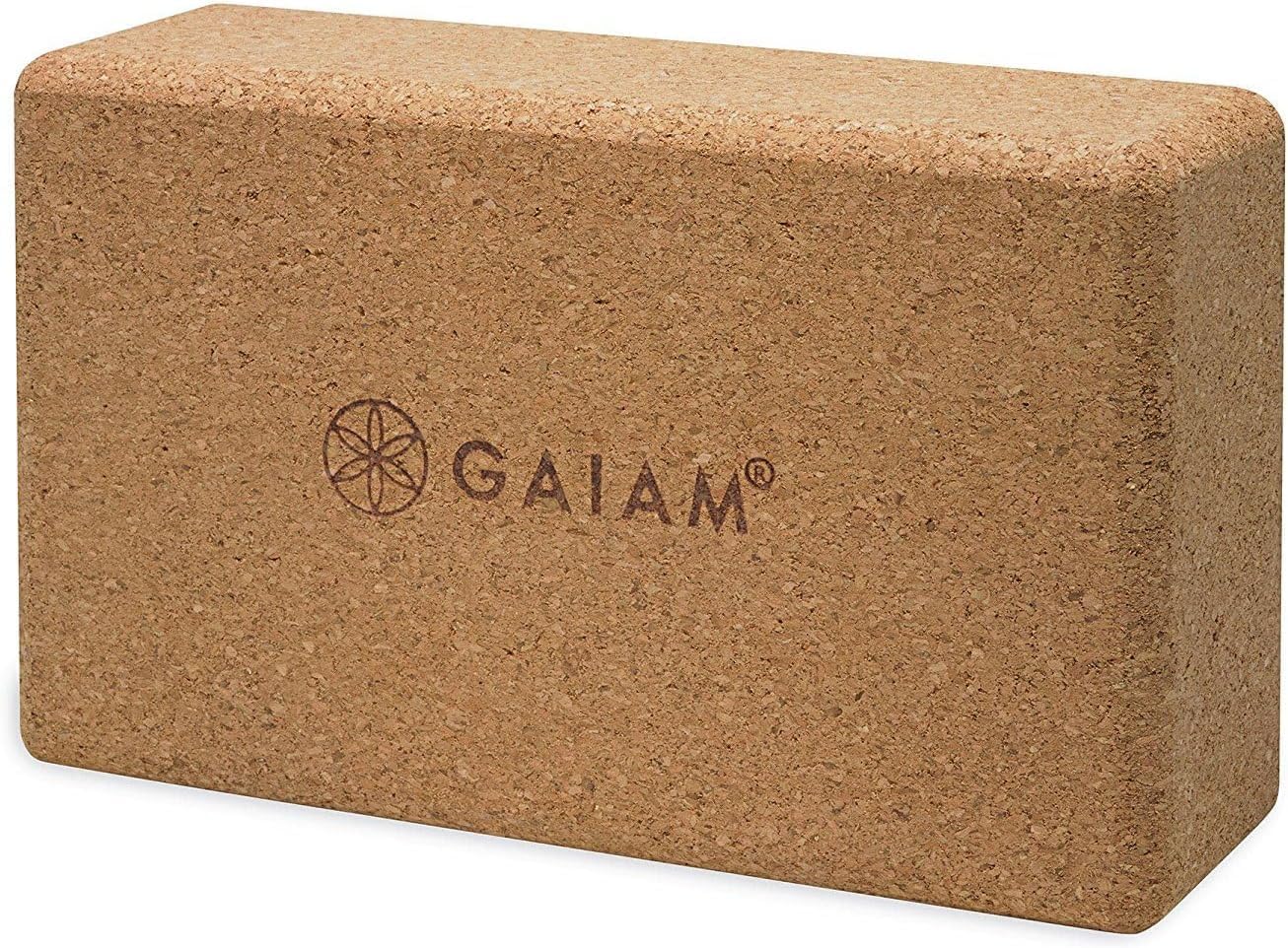 Natural Cork Yoga Block, Non-Slip Brick for Pilates & Balance | 100% natural cork with non-slip grip & rounded edges. Eco-friendly foam alternative for yoga, Pilates, balance & meditation.