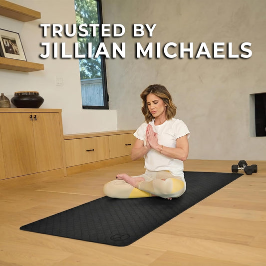 Tatago Extra Thick Yoga Mat Wide & XL-Our 10mm Extra Large Yoga Mat Thick Extra Wide And Long For Total Joint Cushioning. A Large Exercise Mat Thick And Perfect For Home Workout Pilates Or Studio.