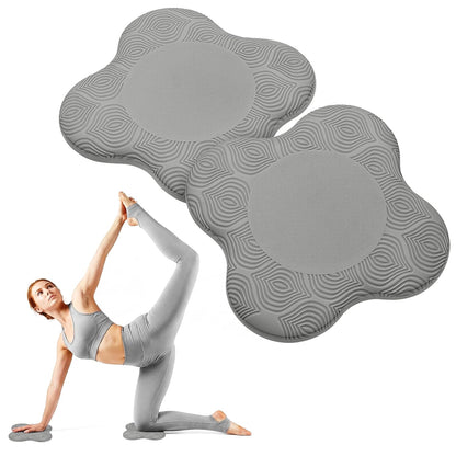 Yoga Knee Pads Set of 2 – Extra Soft Non-Slip Yoga Knee Pad Cushion for Knees Elbows Wrists – Pilates & Workout Knee Pads for Floor Exercises, Kneeling, Stretching, Fitness, Blue