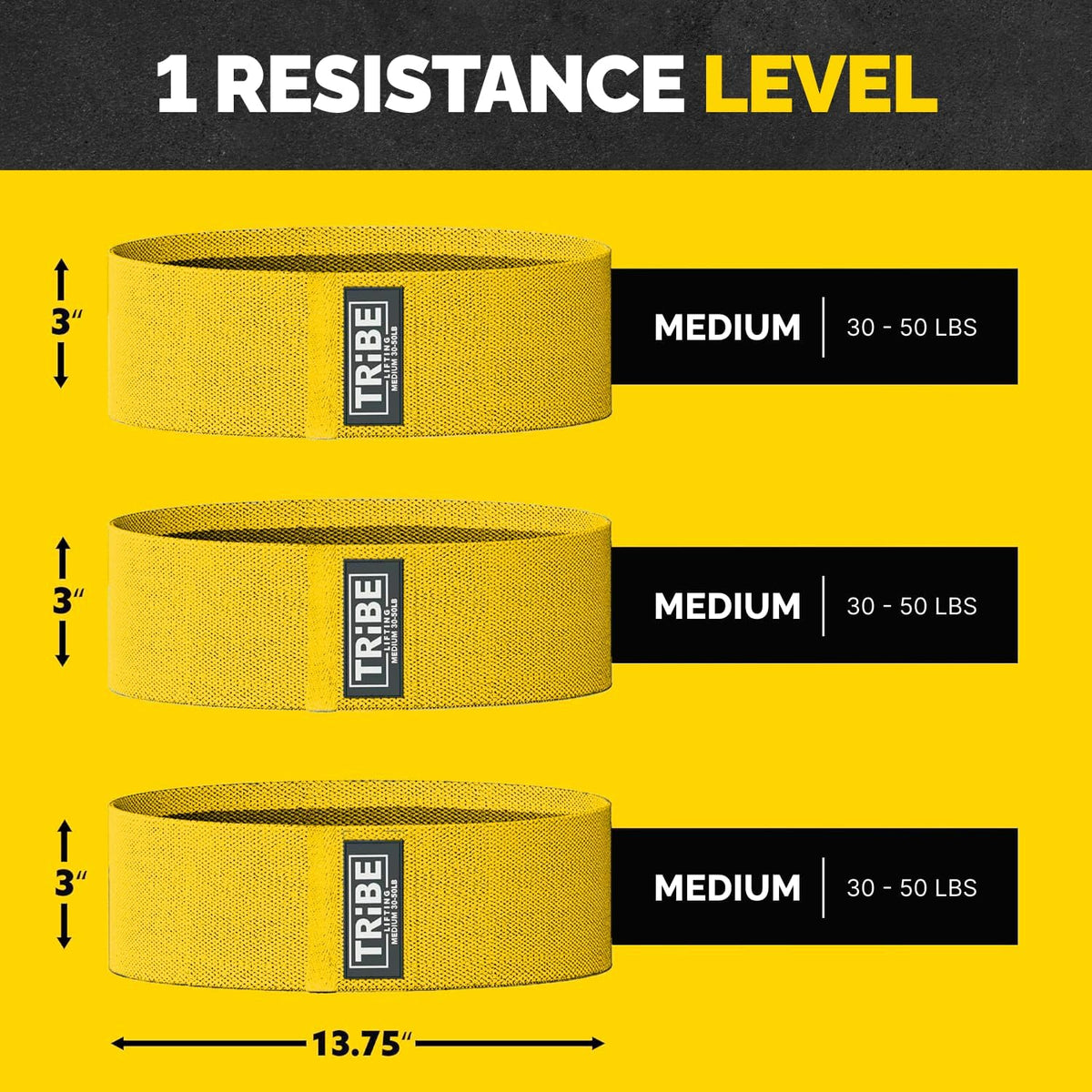 Resistance Bands for Working Out - 3 Pack Fabric Workout Bands for Women and Men - Booty Bands for Legs and Glute - Non Slip Exercise Bands Set for Squat Hip Thigh
