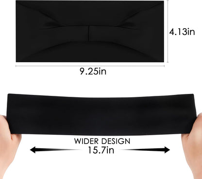 7 Pack Sports Headbands for Men, Sweat Absorbent Non Slip Elastic Headband, Quick Dry Workout Running Yoga Gym Head Wrap for Outdoor Work