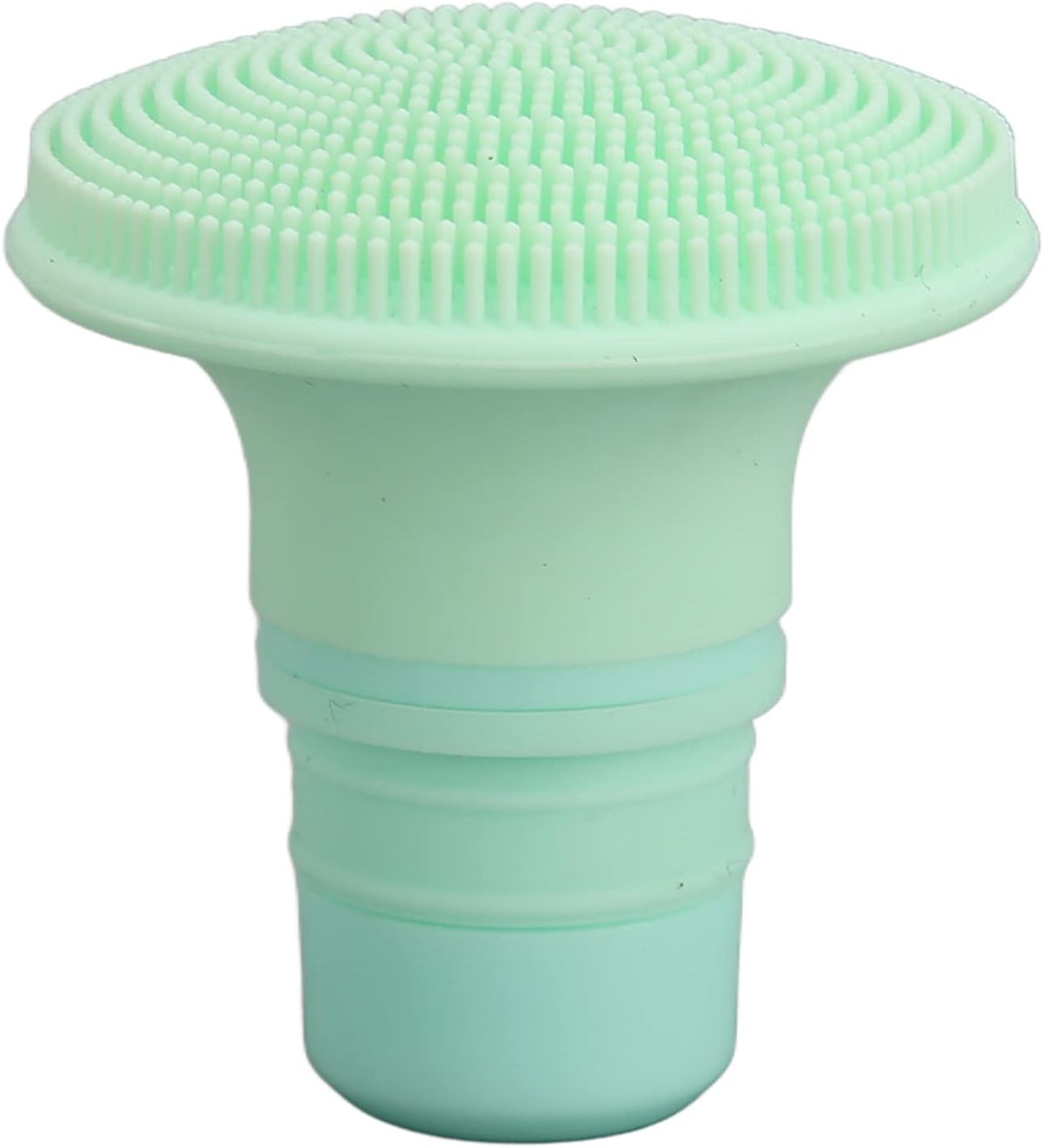 Massage Gun Attachments,Massage Gun Heads, 18/19mm Silicone Massager Gun Attachment Deep Tissue Percussion Plug and Play Salon Tools Massage Head (Light Green)