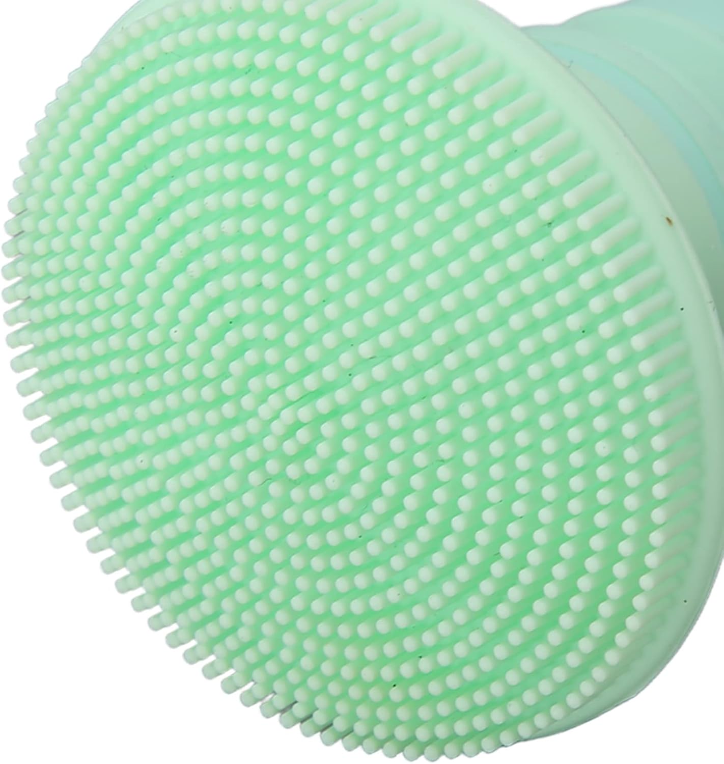 Massage Gun Attachments,Massage Gun Heads, 18/19mm Silicone Massager Gun Attachment Deep Tissue Percussion Plug and Play Salon Tools Massage Head (Light Green)