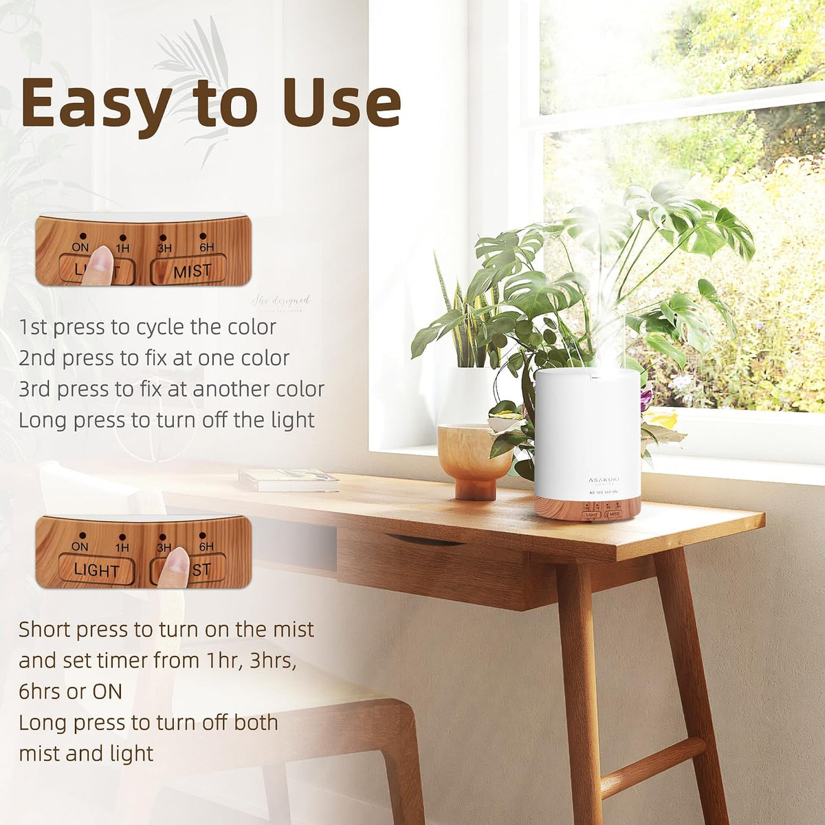 Essential Oil Diffuser for Home 300 ml Quiet