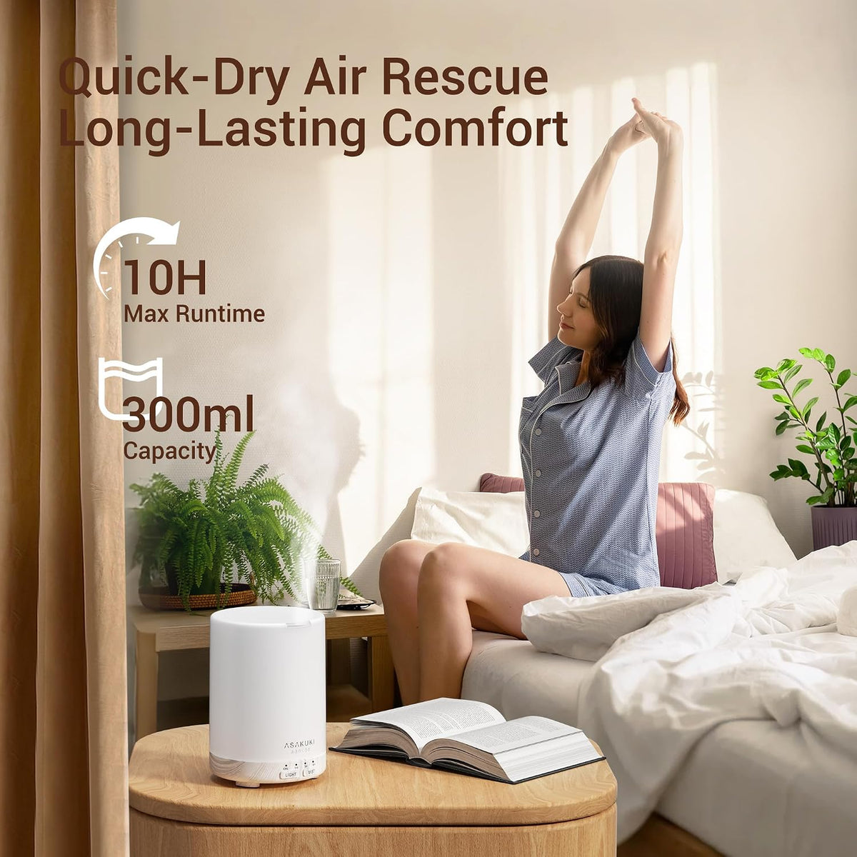 Essential Oil Diffuser for Home 300 ml Quiet