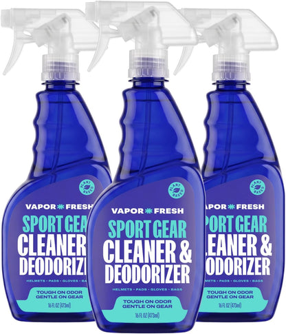 Sports Cleaner and Deodorizer - For Boxing Gloves, Sports Pads, Helmets, Gym Bags, Gym Equipment and More - Naturally Powered By Plants, 16 Fl Oz (1-Pack)
