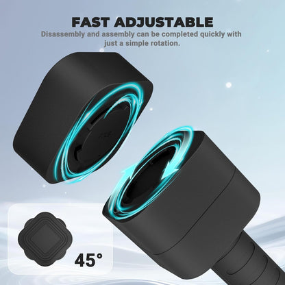Adjustable Dumbbell Set of 2, Weights for Men and Women at Home, Anti-slip Handle, 3 in 1 Free Weights Dumbbells Set, 2lb/3lb/5lb/10lb/15lb/20lb for Pilates, Yoga, Strength Training