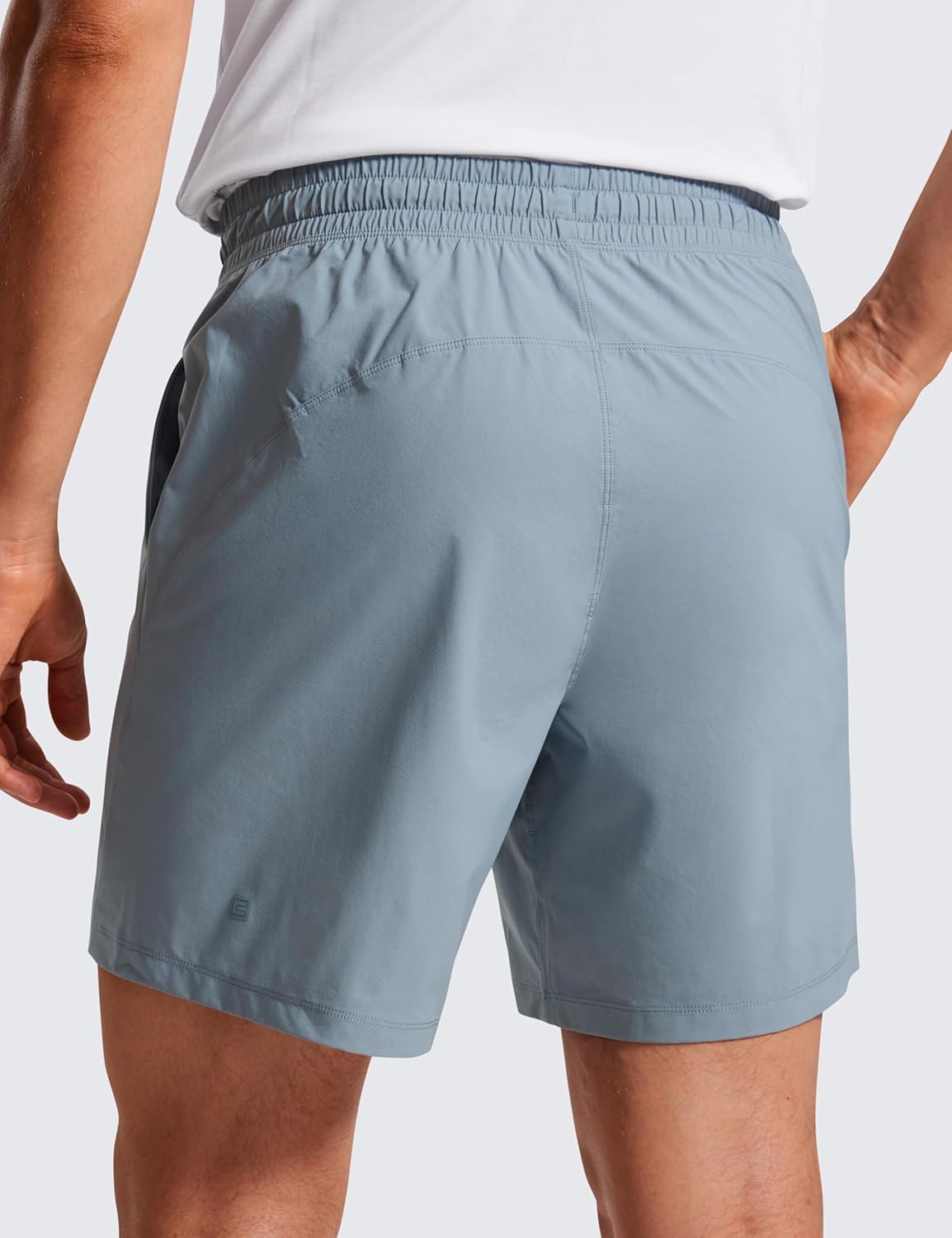 Lightweight Workout Shorts 7" | for Hot Day, Sweat-Wicking, Quick Dry, Casual, Zipper Pocket, for Men