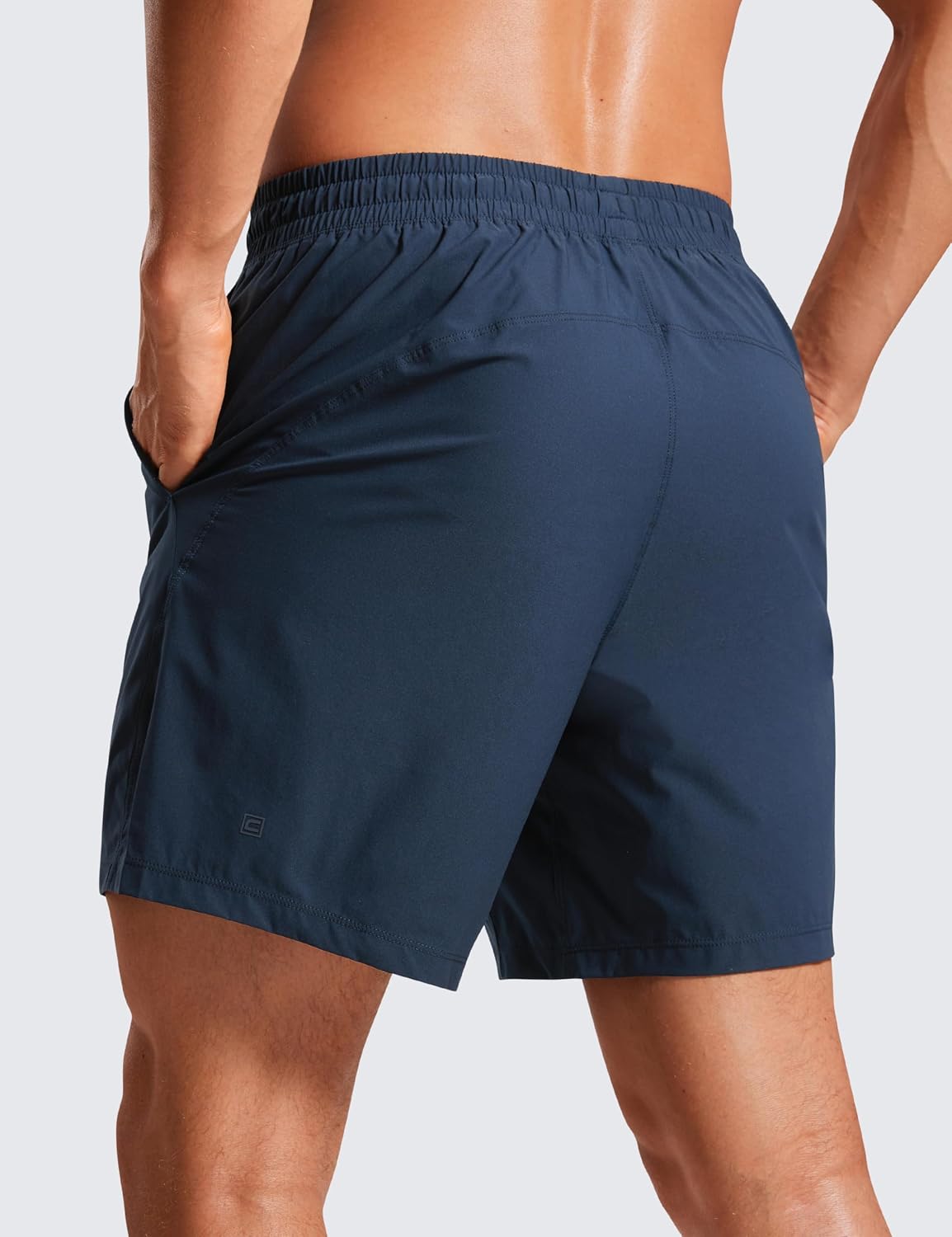 Lightweight Workout Shorts 7" | for Hot Day, Sweat-Wicking, Quick Dry, Casual, Zipper Pocket, for Men