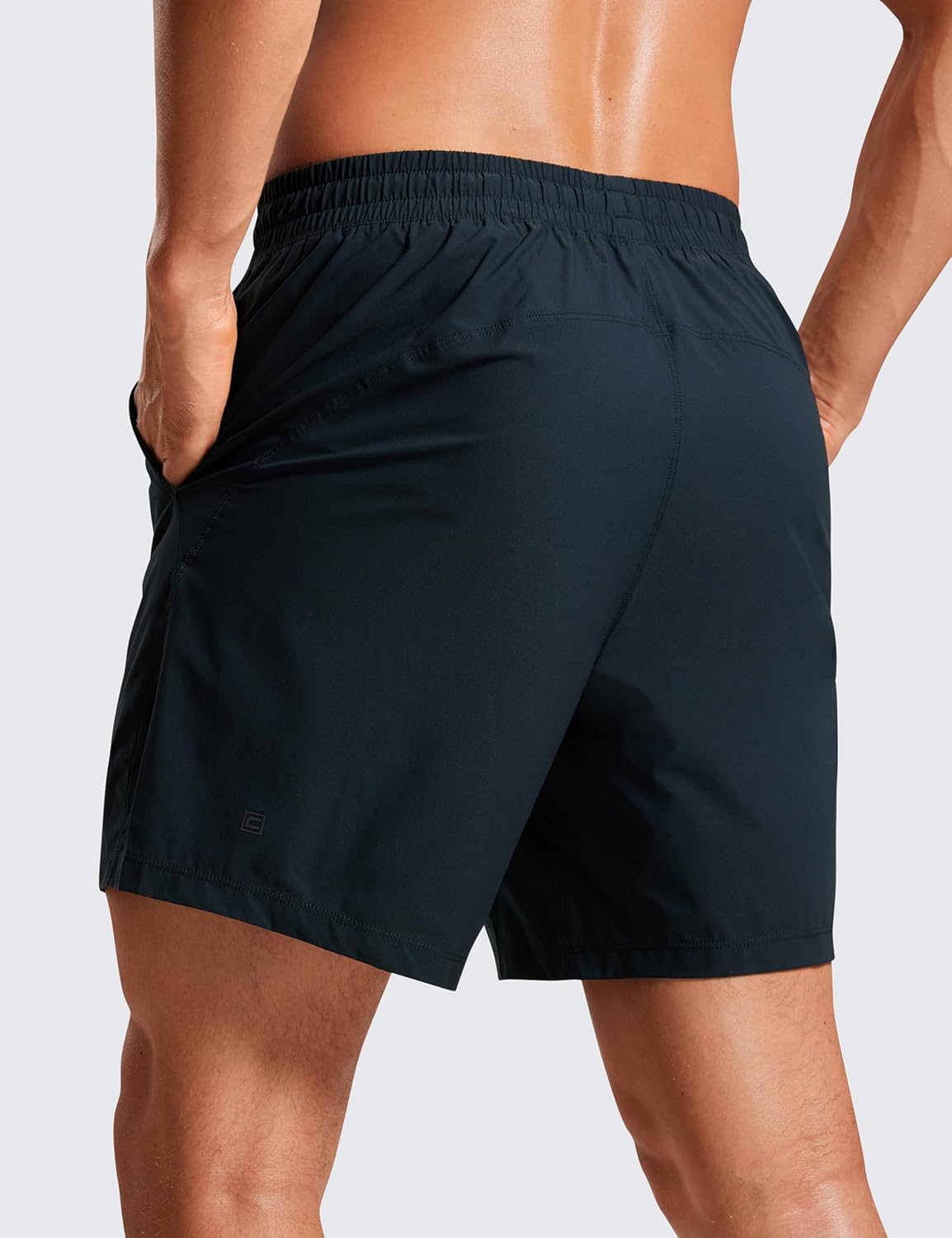 Lightweight Workout Shorts 7" | for Hot Day, Sweat-Wicking, Quick Dry, Casual, Zipper Pocket, for Men