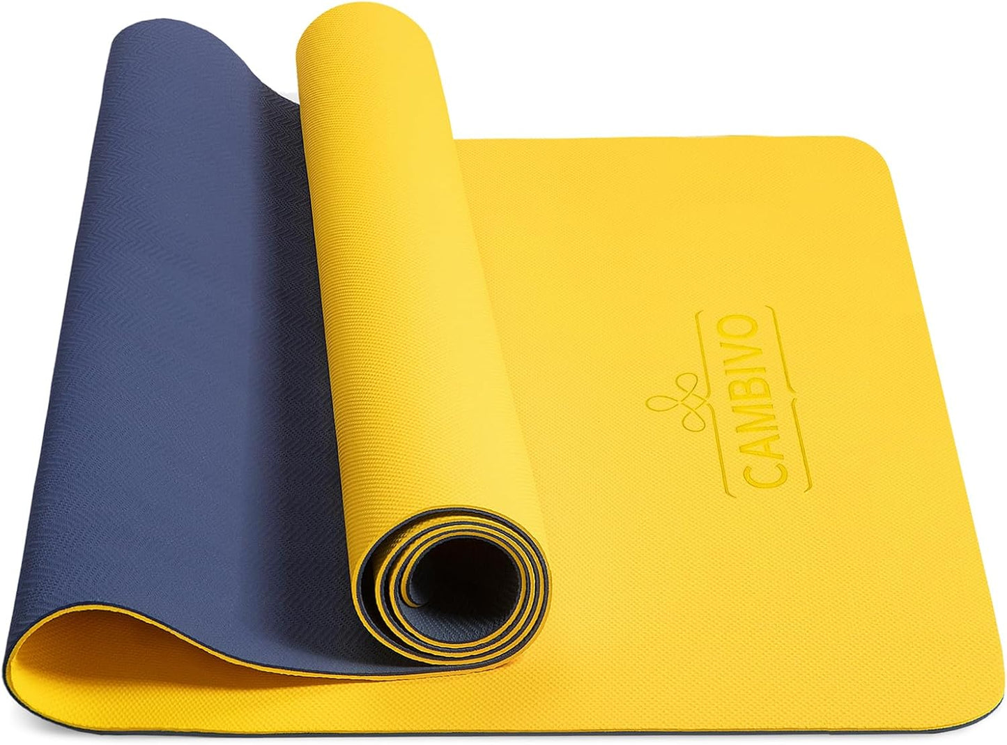 Yoga Mat for Women Men Kids, 1/3 & 1/4 & 2/5 Inch Extra Thick Yoga Mat Non Slip, 72" x 24" TPE Yoga Mats, Workout Mat with Carrying Strap for Yoga, Pilates and Floor Exercises