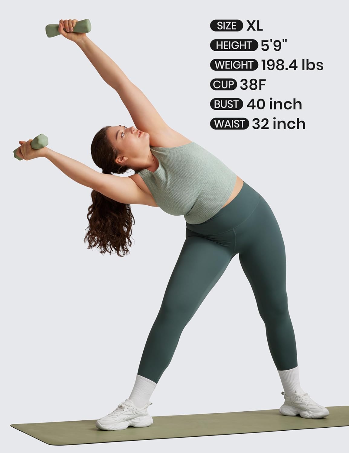 Seamless Rib Racerback Crop Tank | Light Support, Removable Pads, Yoga, Ribbed, Racerback, Longline Sports Bras for Women