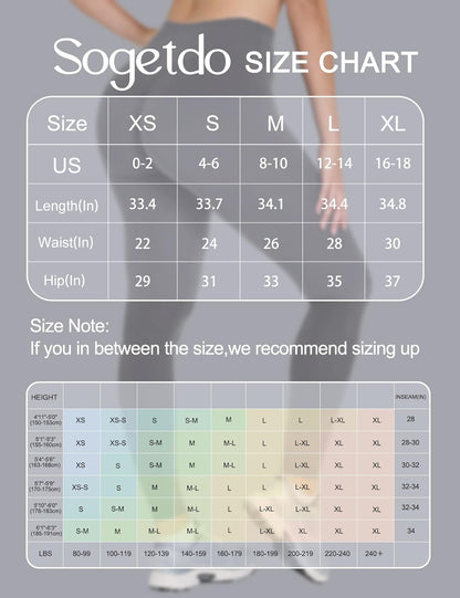 Yoga Leggings for Women Hidden Scrunch Butt Non See Through High Waisted No Front Seam Athletic Gym Workout Pants