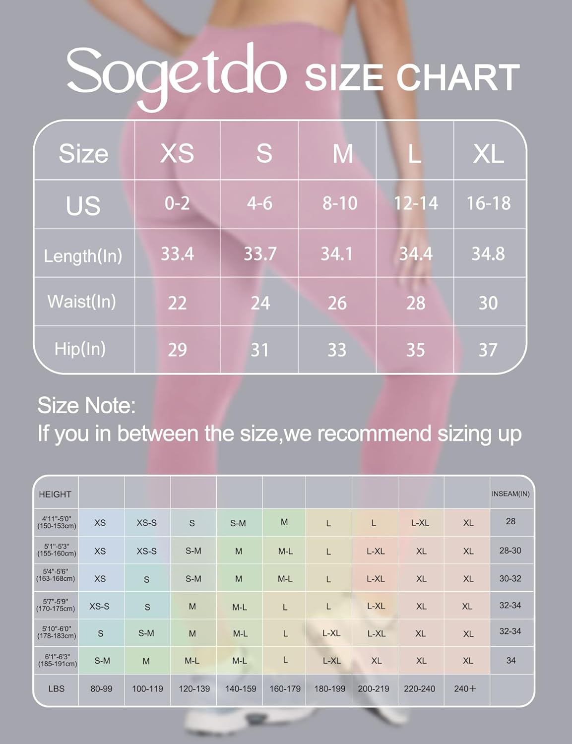 Yoga Leggings for Women Hidden Scrunch Butt Non See Through High Waisted No Front Seam Athletic Gym Workout Pants